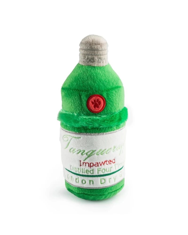 HAUTE DIGGITY DOG Tanqueruff Gin Squeaky Plush Dog Toy - Image 3