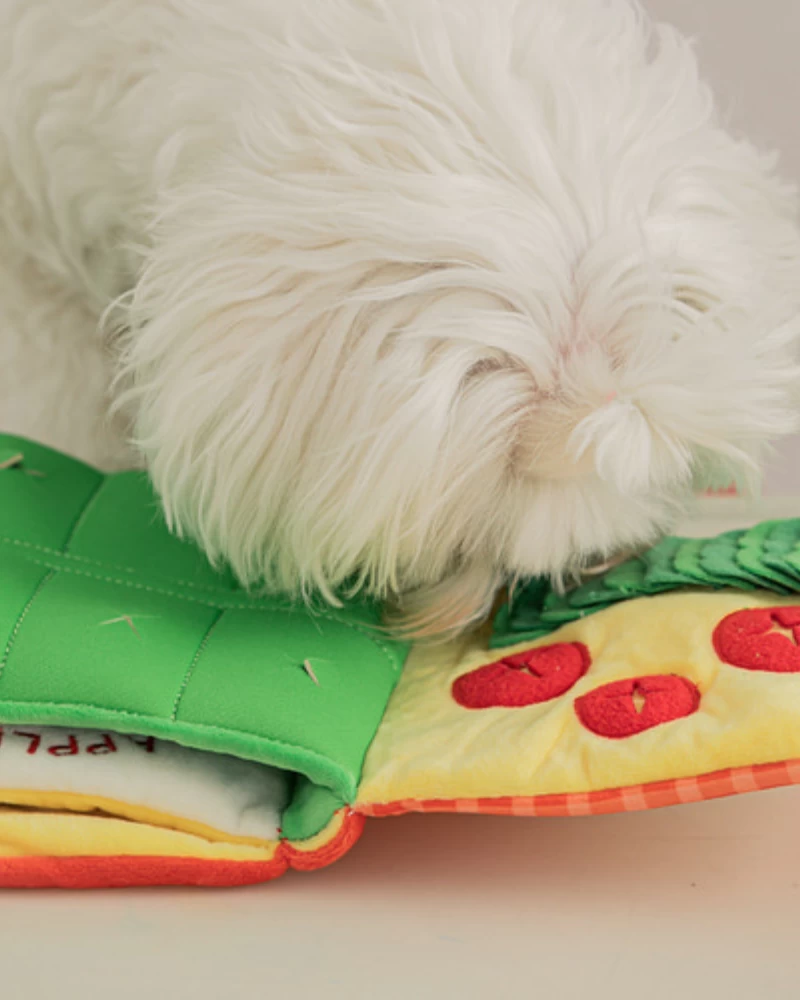 BITE ME Lunch Box Nosework Dog Book Plush Toy - Image 4