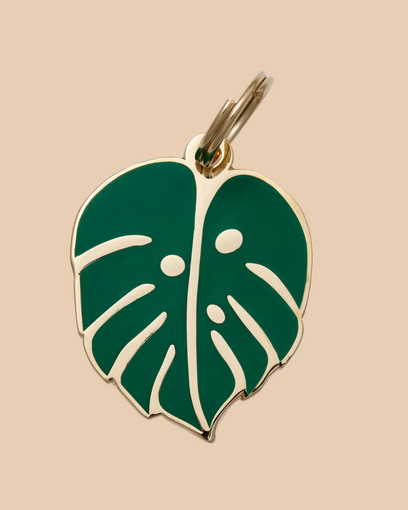 TWO TAILS PET COMPANY Monstera Deliciosa ID Tag (Custom/Drop-Ship)