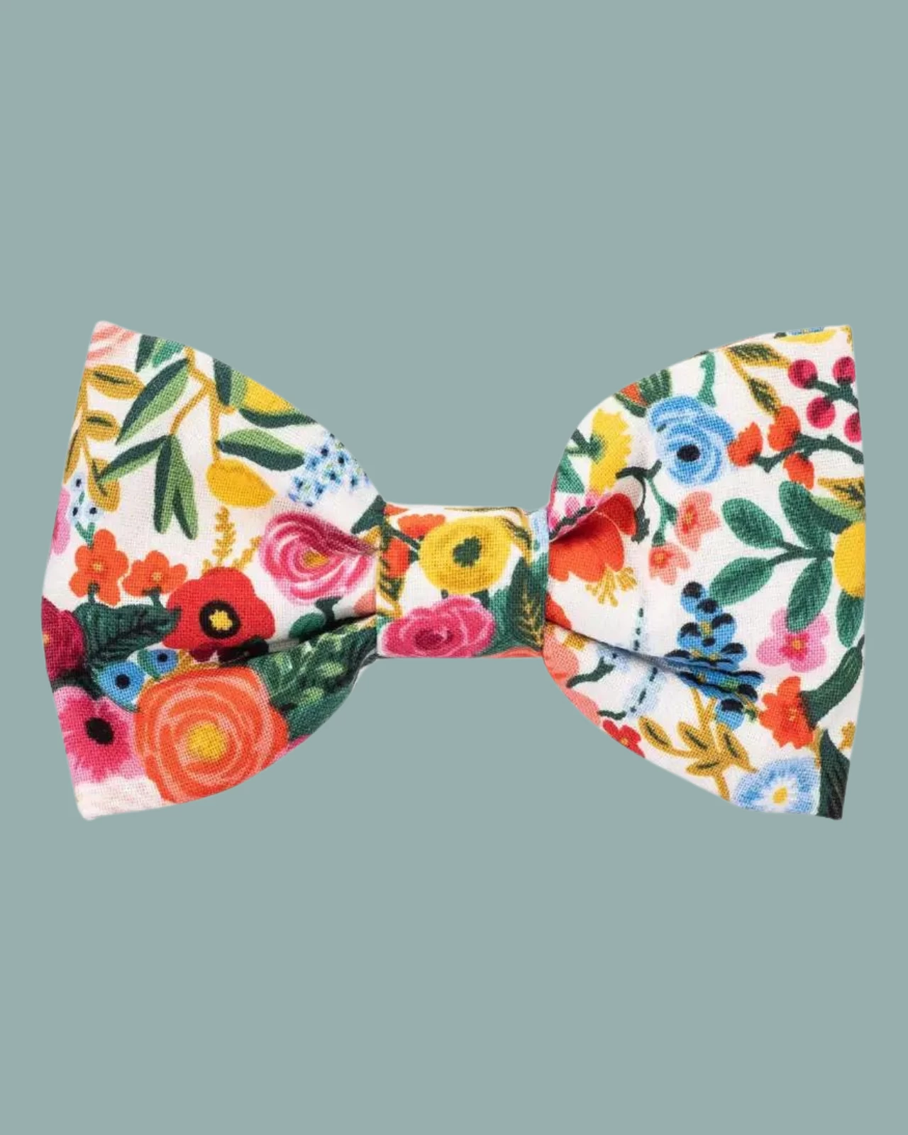 THE FOGGY DOG Rifle Paper Co. X TFD Garden Party Spring Dog Bow Tie (Made In The USA) - Image 2