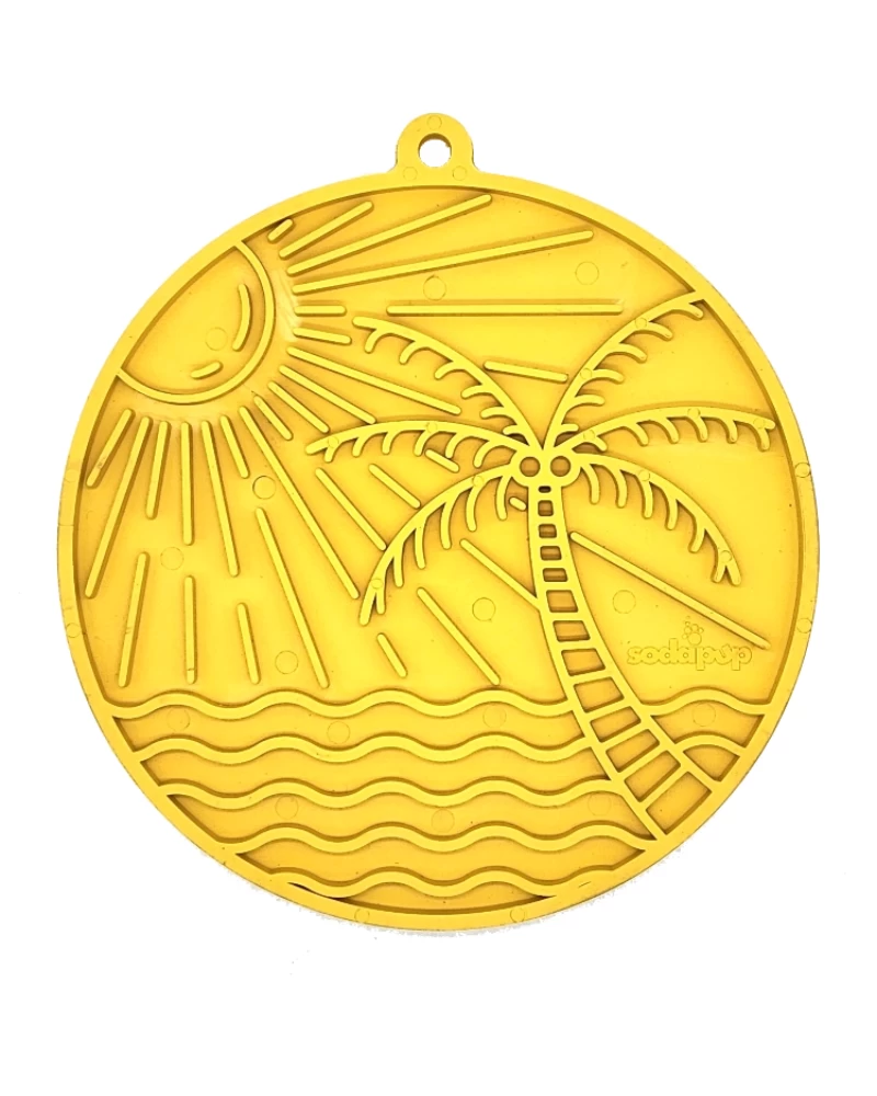 SODA PUP Sun N' Sea Enrichment Lick Mat With Suction Cups (Made In The USA) - Image 3