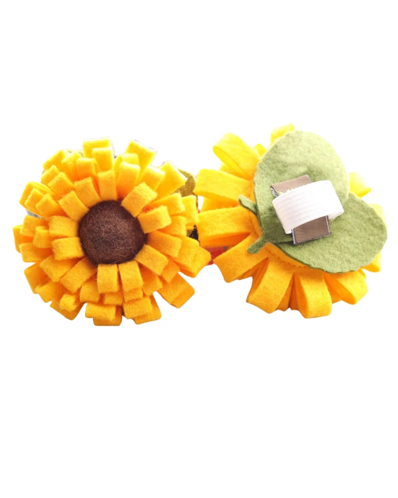 MIMI GREEN Dog Collar Sunflower (Made In The USA) - Image 3