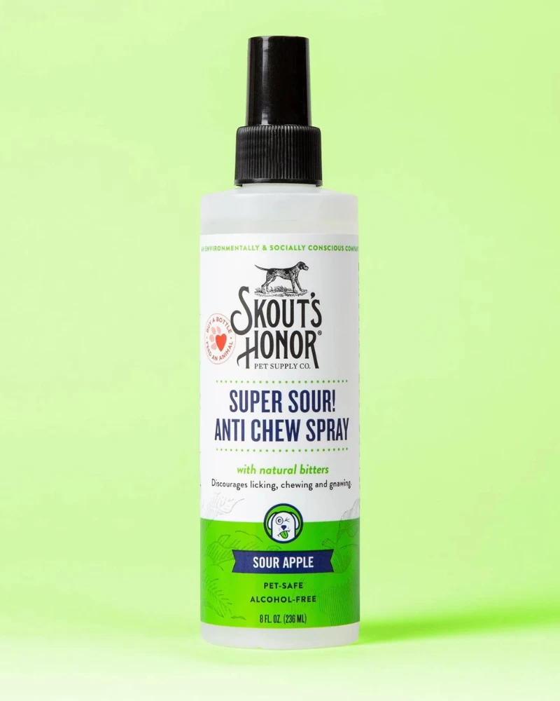 SKOUT'S HONOR Super Sour! Anti Chew Dog Spray (8oz)