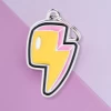 MY FAMILY Lightning Bolt Custom Pet ID Tag
