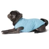 GOLD PAW Sun Shield Dog Tee In Ocean Blue (Made In The USA)