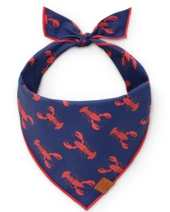 THE FOGGY DOG Catch Of The Day Navy Dog Bandana (Made In The USA)