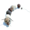 FRIENDSHEEP Brownie The Caterpillar Natural Wool Cat Toy