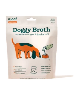 WOOF Doggy Broth Meal Enhancer (Made In The USA)