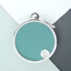 MY FAMILY Handmade Circle Tag In Mint Custom Pet ID Tag
