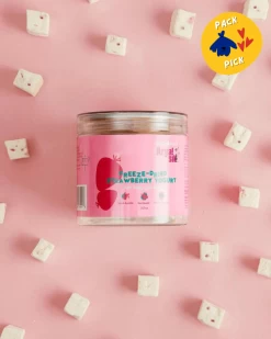 ARYA SIT Freeze-Dried Strawberry Yogurt Treats For Dogs & Cats