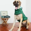 GF PET Reversible Waterproof Dog Raincoat In Green