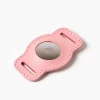 RAMONA FOR YOU Sweet Pink Leather Airtag Holder (Made In Guatemala)