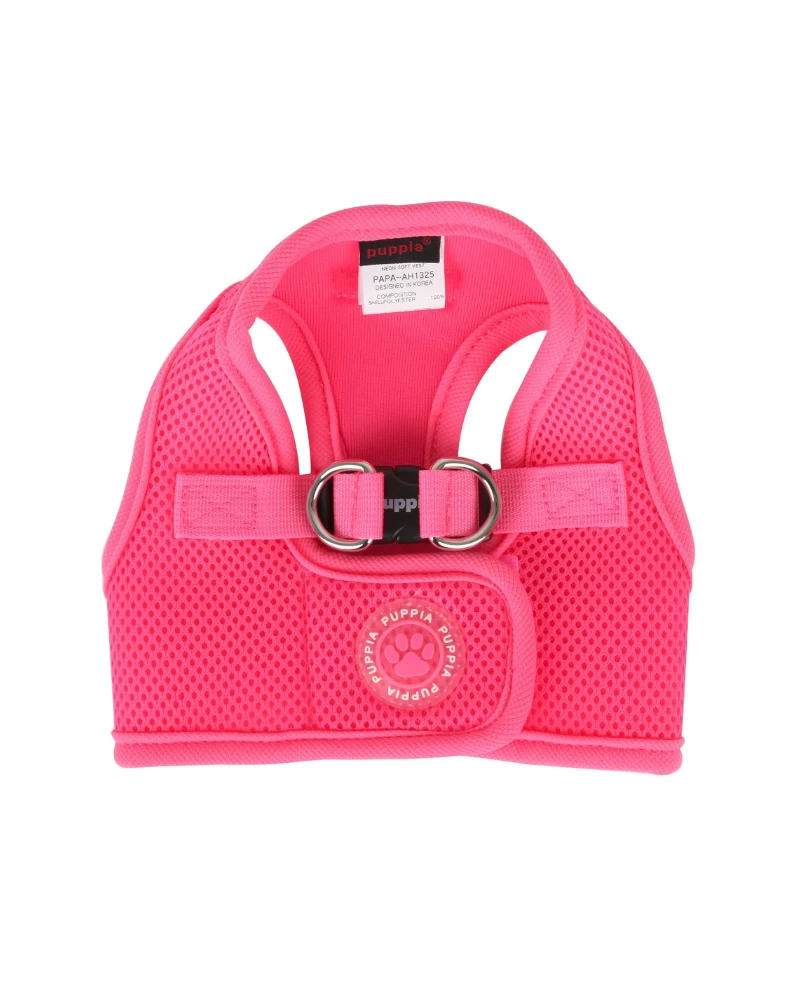 PUPPIA Soft Vest Dog Harness In Neon Pink (FINAL SALE) - Image 3