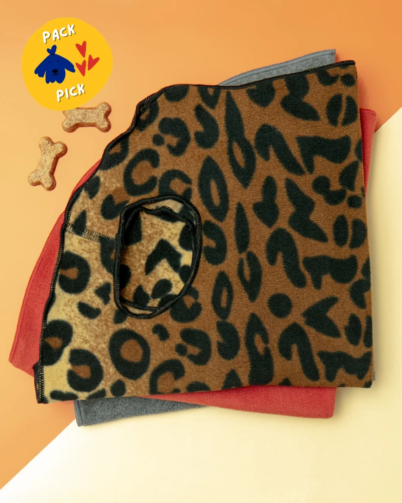 GOLD PAW Stretch Fleece Pullover In Leopard Print - Image 2