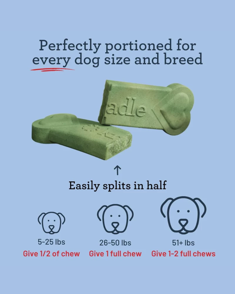 KRADLE Sleepy CleanZzz CBD Hard Chews For Dogs (2 Pack) - Image 2