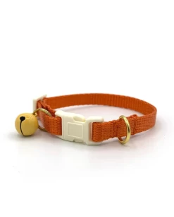 MAJOR DARLING Breakaway Cat Collar In Orange (Made In The USA)