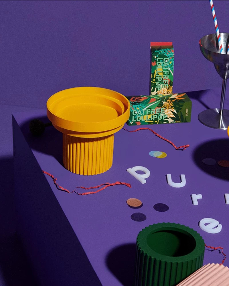 PURRRE Teeth Party Elevated Pet Feeder - Image 6