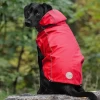 GF PET Reversible Waterproof Big Dog Raincoat In Red Plaid (FINAL SALE)
