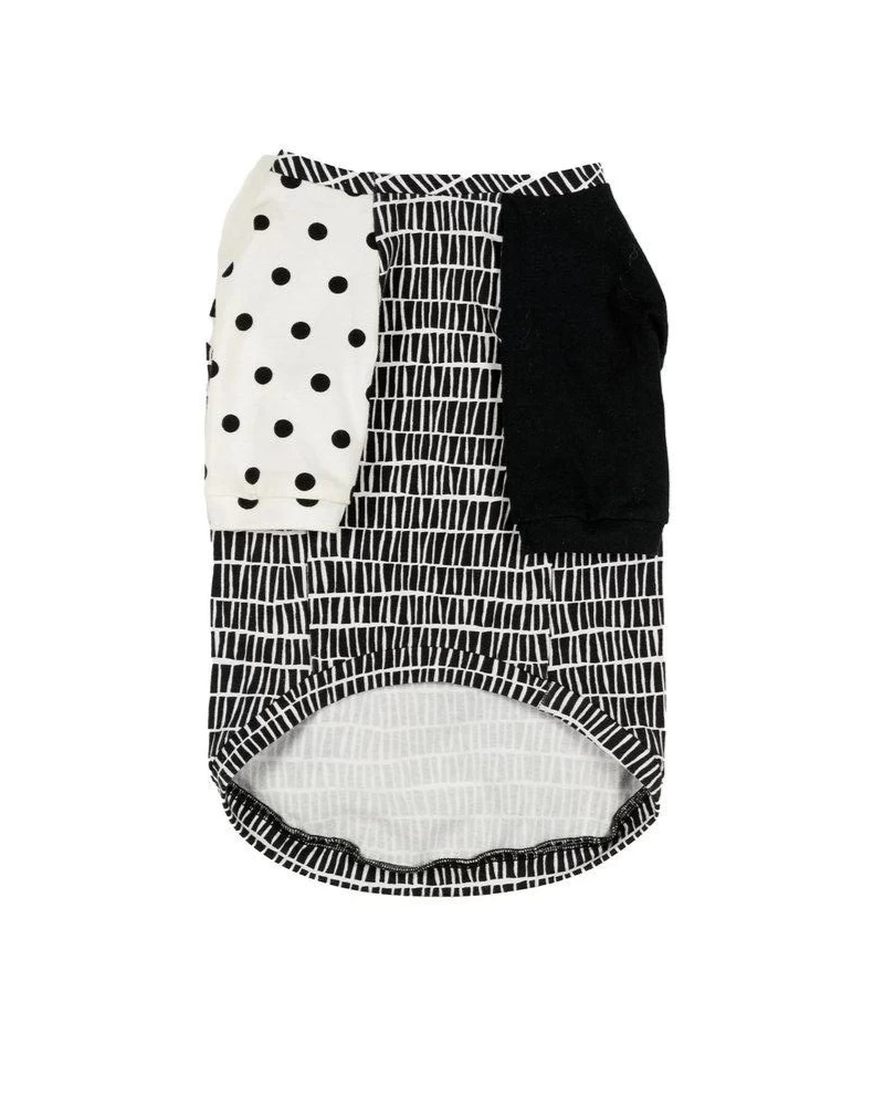 WARE OF THE DOG Geometric Print Dog T-Shirt (Made In The USA) - Image 2