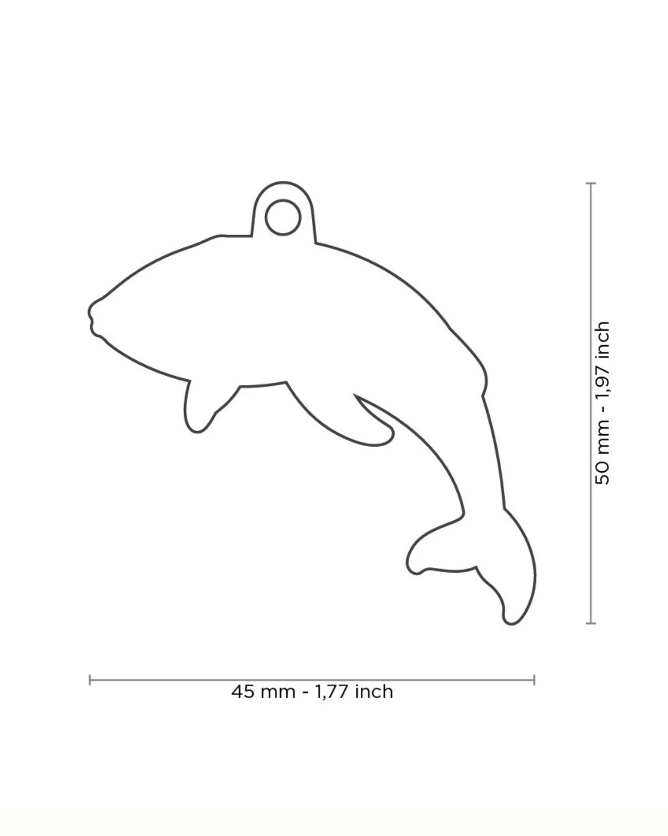 MY FAMILY Wild As A Whale Custom Pet ID Tag - Image 2