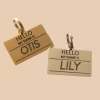 TWO TAILS PET COMPANY Hello, My Name Is ID Tag (Custom/Drop-Ship)