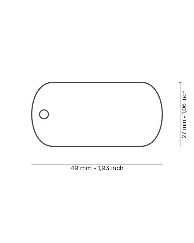 MY FAMILY Hushtag DogTag Custom Pet ID Tag - Image 2