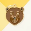 MY FAMILY Brown Bear Custom Pet ID Tag