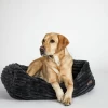 JAX & BONES Napper Dog Bed In Luna Black (Custom/Direct-Ship) (Made In The USA)