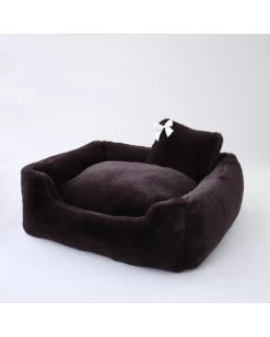 HELLO DOGGIE The Divine Dog Bed In Espresso (Custom/Direct-Ship) (Made In The USA)