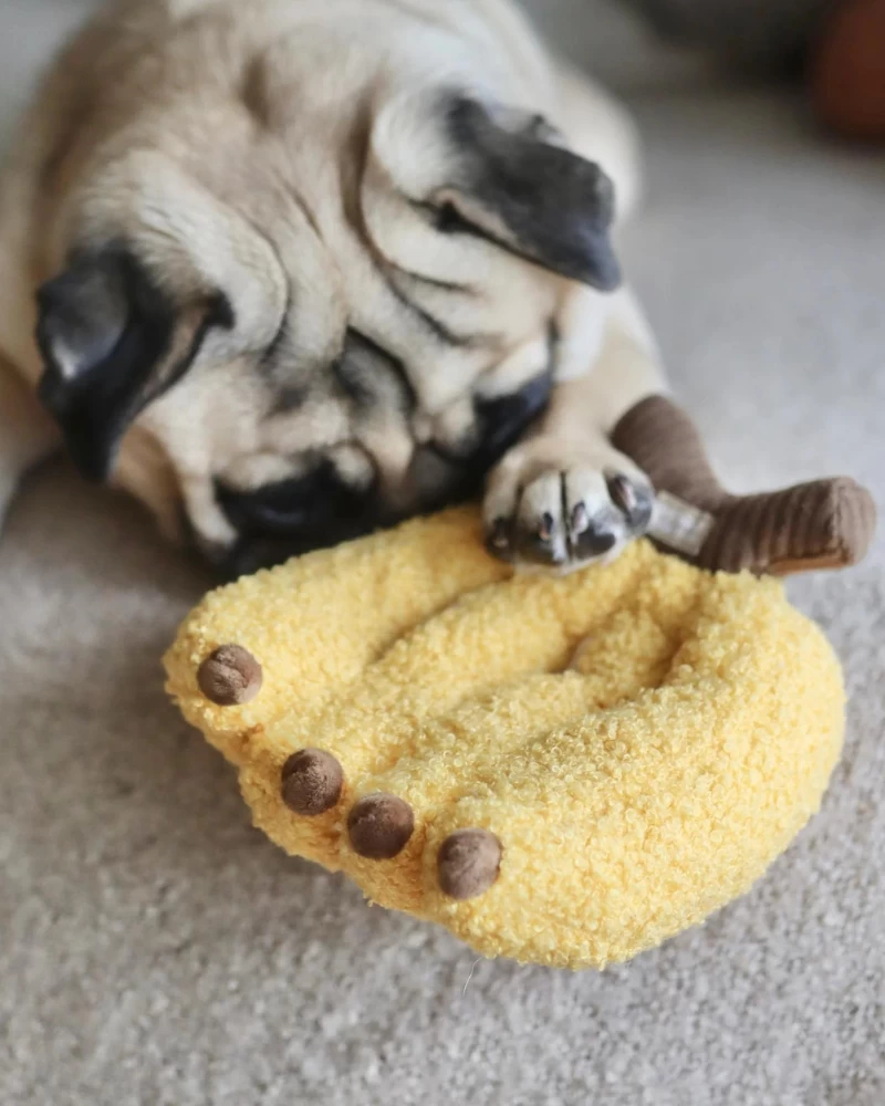LAMBWOLF COLLECTIVE Banana Interactive Snuffle Dog Toy - Image 5
