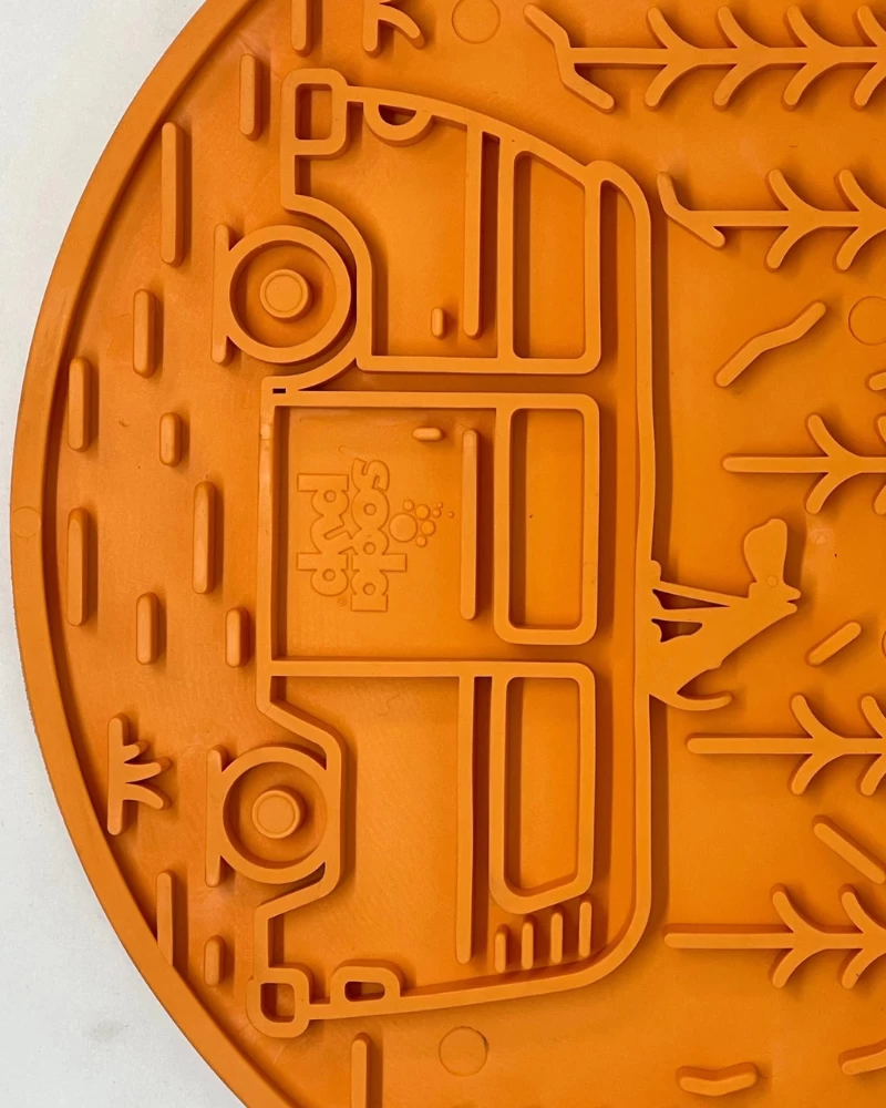 SODA PUP Camp Enrichment Lick Mat With Suction Cups (Made In The USA) - Image 2