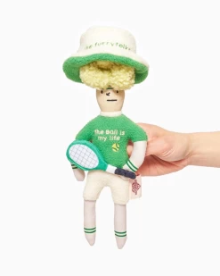 THE FURRY FOLKS Tennis Hooman Nosework Dog Toy