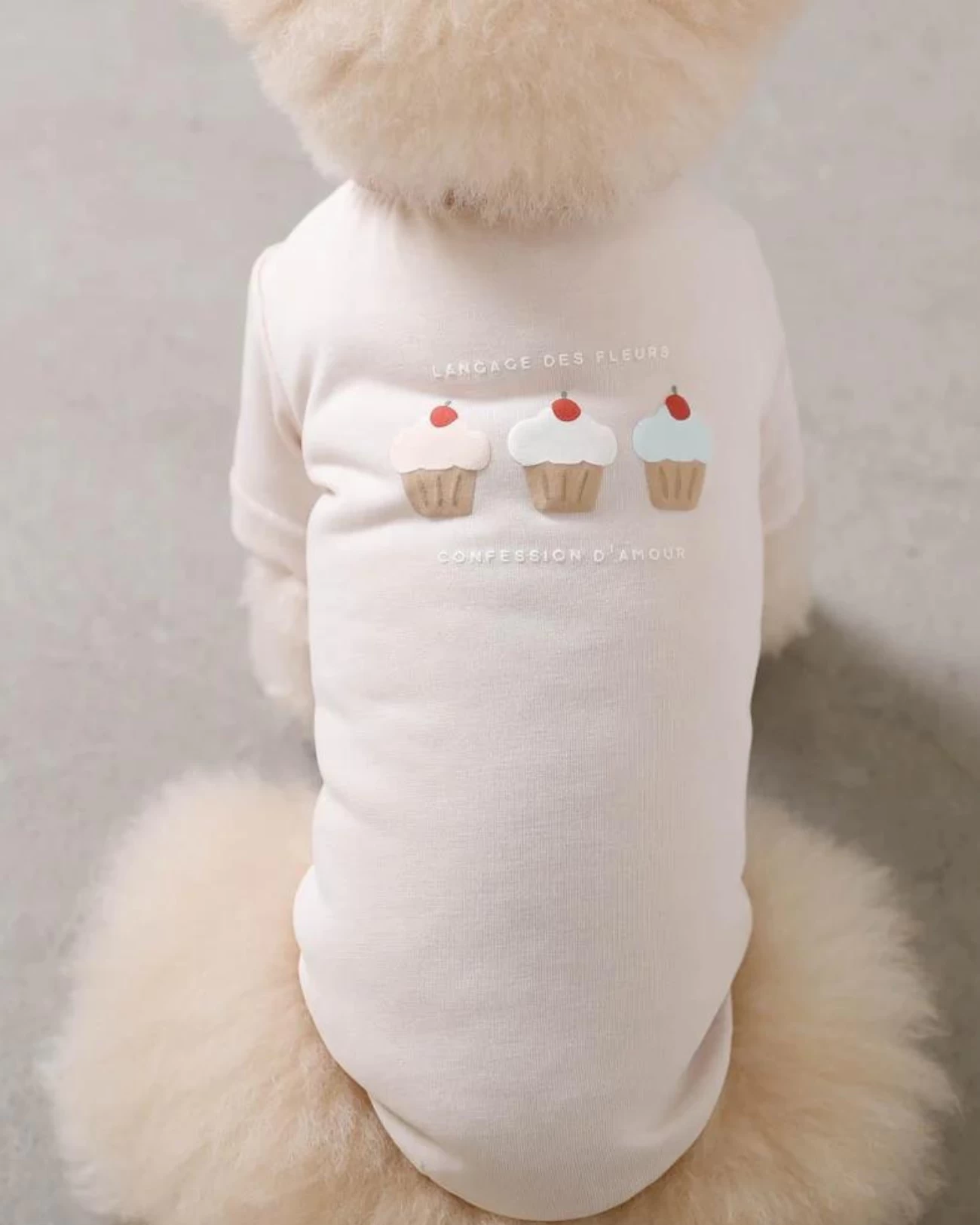 MONCHERI Cupcake Love Dog T-Shirt - Image 5