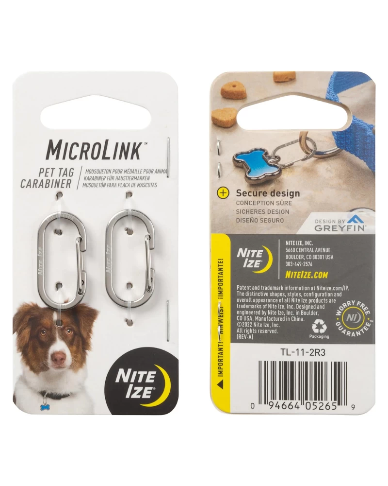 NITE IZE MicroLink® Pet Tag Carabiner (2-Pack) - Image 6