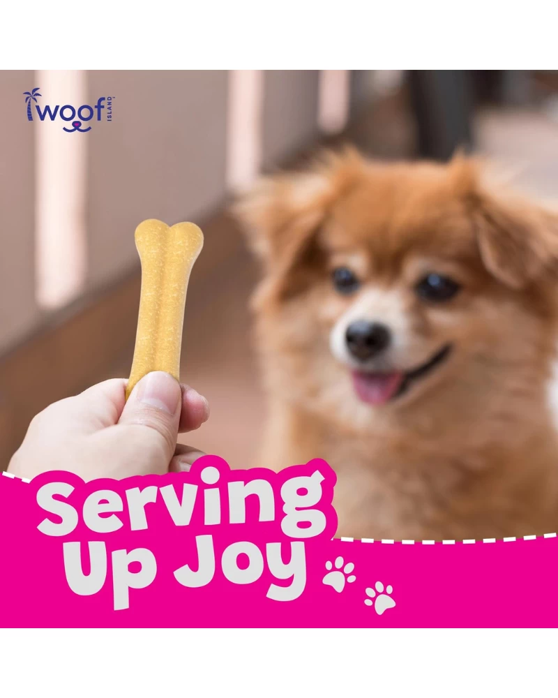 WOOF ISLAND All Natural Coconut Dog Bone Treat (2-Pack) - Image 8