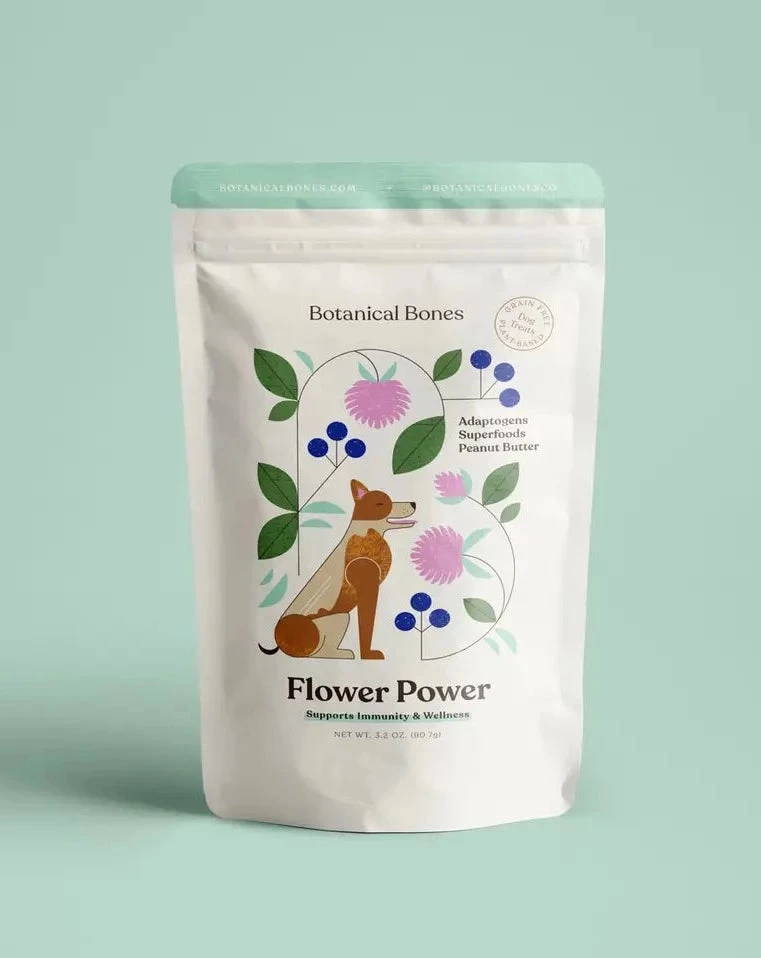 BOTANICAL BONES Flower Power Superfood Dog Treats