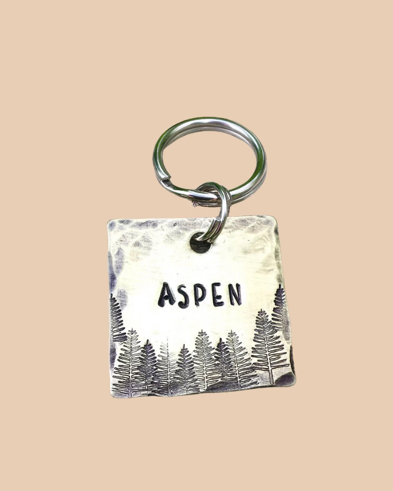 THE COPPER POPPY Aspen Custom Dog ID Tag (Custom/Drop-Ship) (Made In The USA) - Image 3