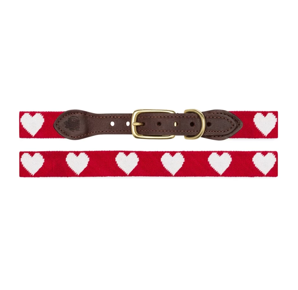 GOOD THREADS Big Hearted Needlepoint Dog Collar (FINAL SALE) - Image 4