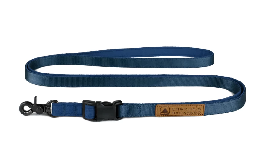 CHARLIE'S BACKYARD Adjustable Easy Dog Leash In Navy - Image 5