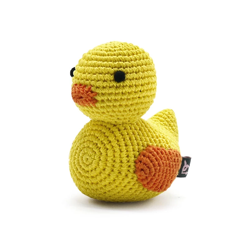 DOGO Duck Squeaky Knit Dog Toy - Image 5