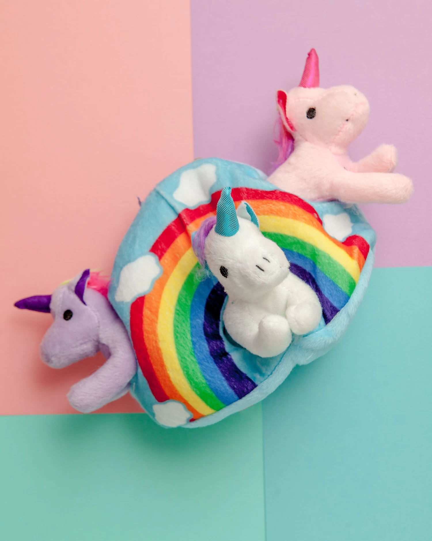 SNUG AROOZ Hide & Seek Rainbow Interactive Toy