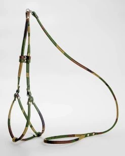 DOG & CO. Nylon Step-In Adjustable Dog Harness In Camo (Made In The USA)