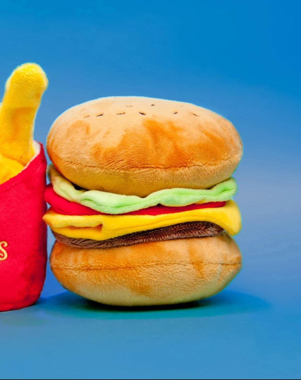 P.L.A.Y. American Classic Hamburger Plush Dog Toy - Image 9