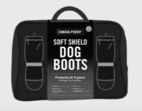 CANADA POOCH Soft Shield Dog Boots In Black - Image 6