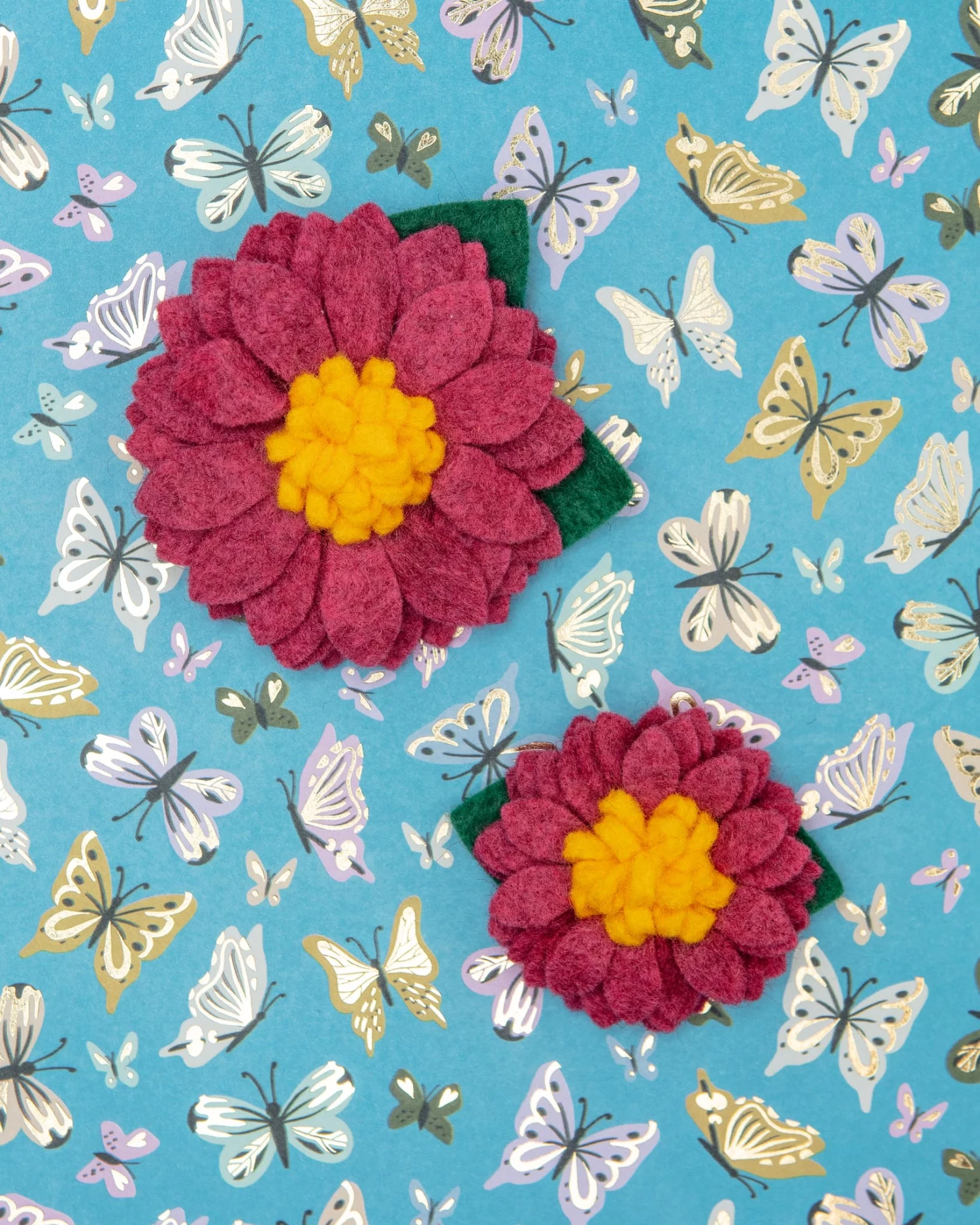 MIMI GREEN Lotus Dog Collar Flower In Rose Pink (Made In The USA) - Image 2