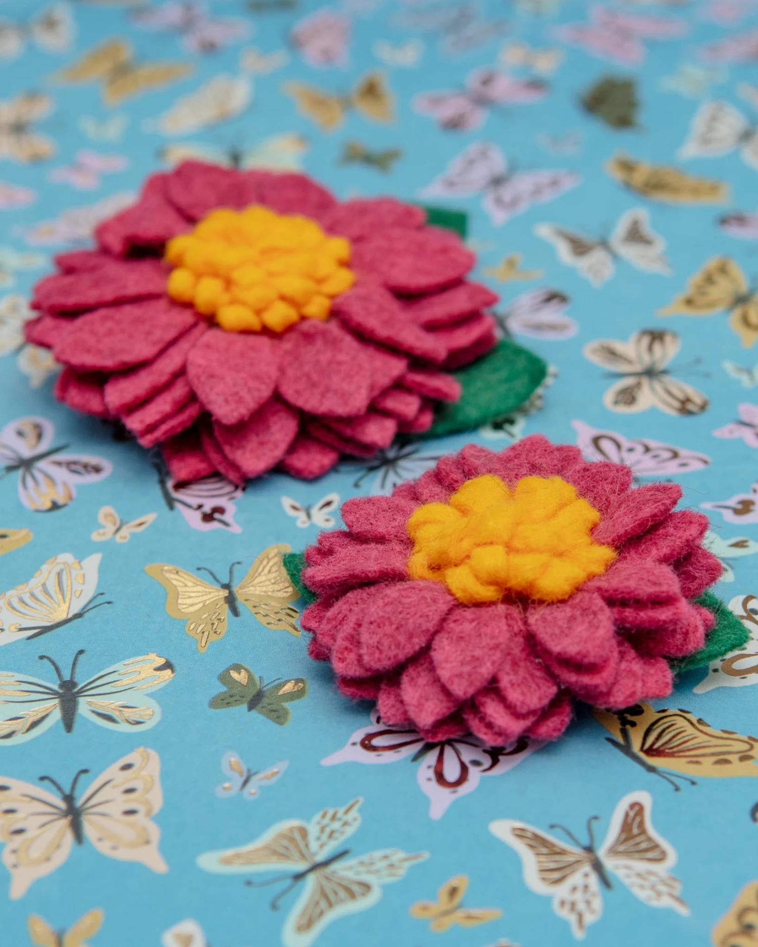 MIMI GREEN Lotus Dog Collar Flower In Rose Pink (Made In The USA) - Image 3