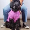 DOG & CO. COLLECTION The Uptown Cable Knit Sweater In Radiant Orchid American Cotton (Made In NYC)