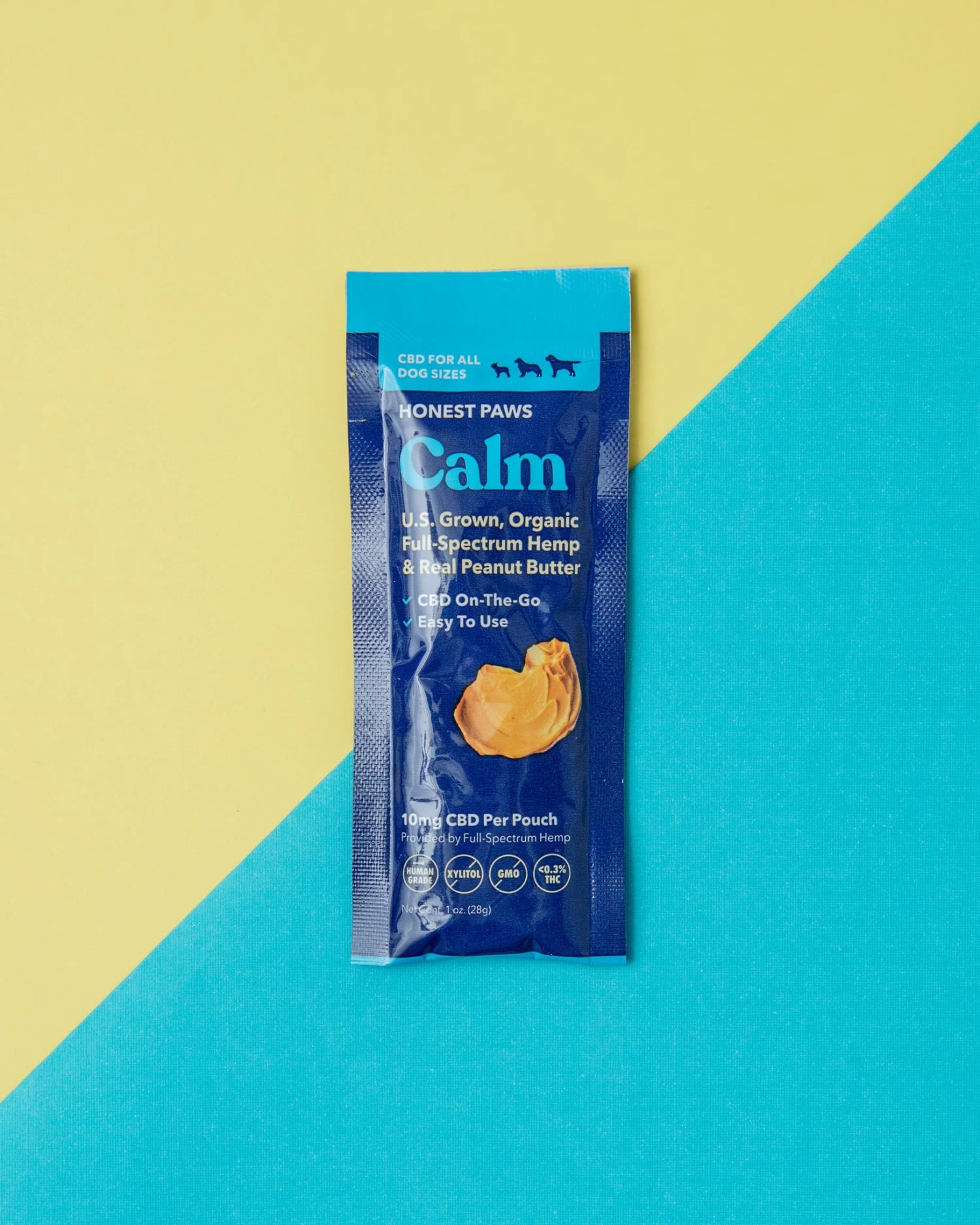 HONEST PAWS On-the-Go Calming CBD Peanut Butter Pouches - Image 5