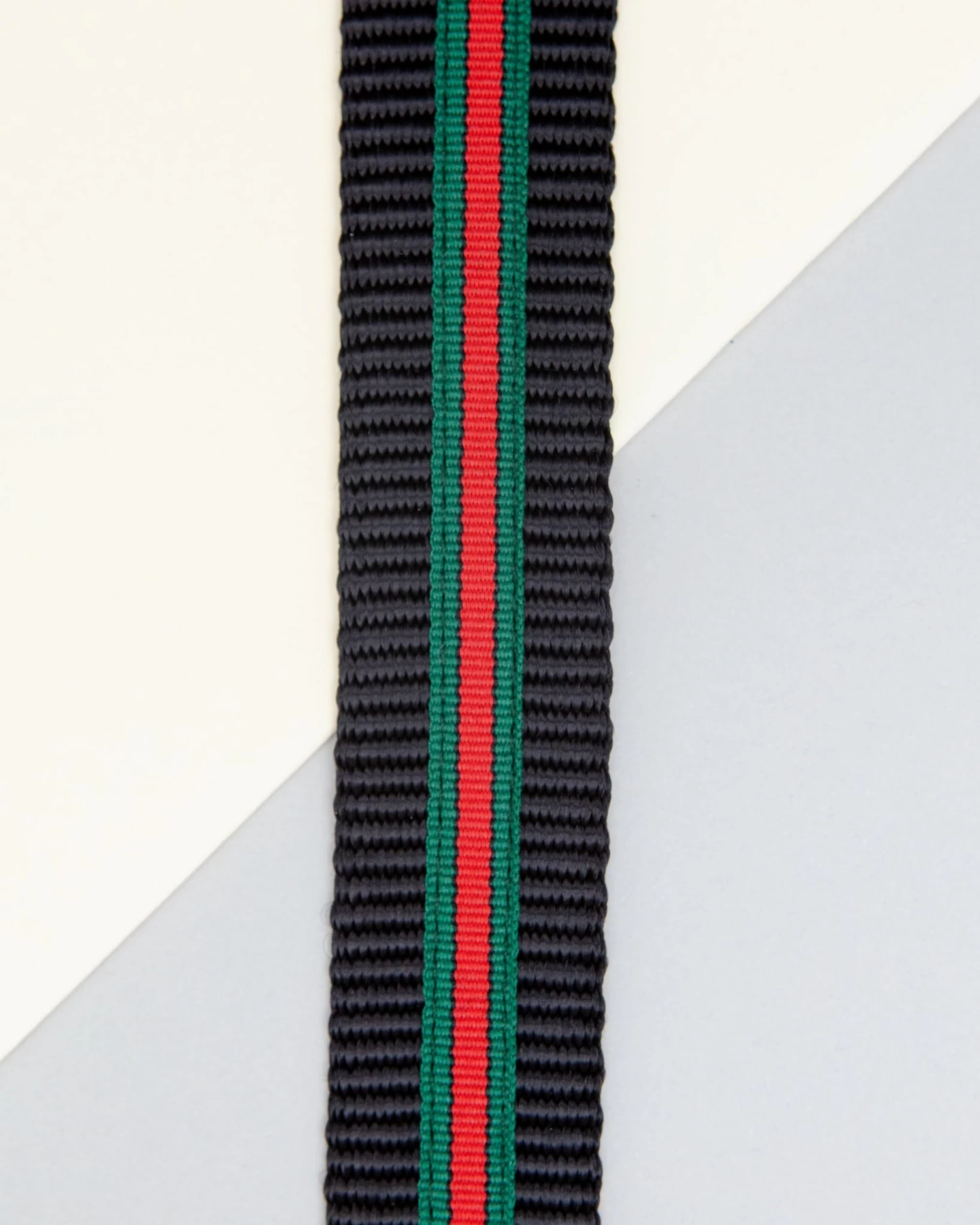 DOG & CO. COLLECTION Step-In Dog Harness In Luxe Green & Red Stripe (Made In NYC) - Image 3