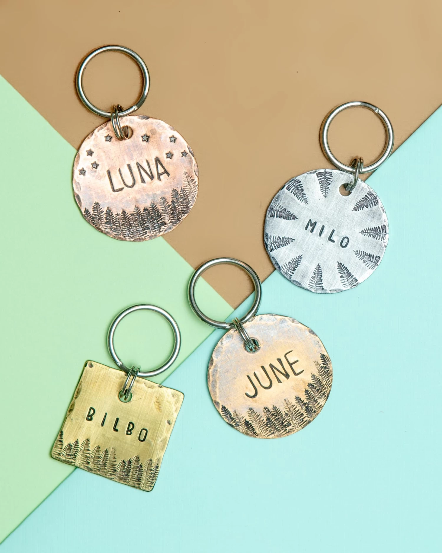 THE COPPER POPPY Juno Forest Custom Dog ID Tag (Custom/Drop-Ship) (Made In The USA) - Image 3